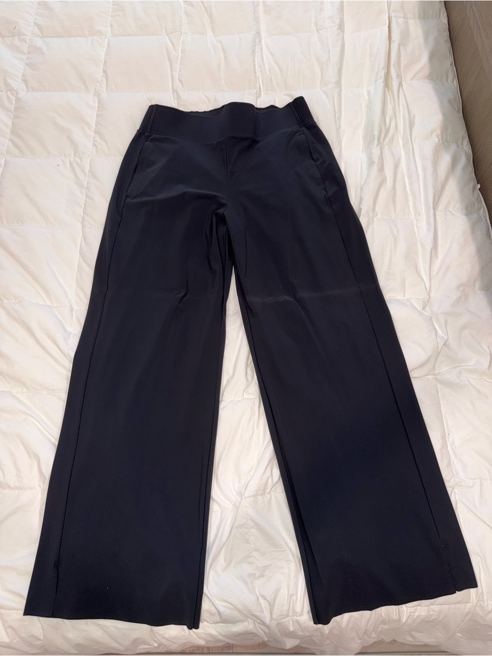 Athleta Wide Leg Black Trousers